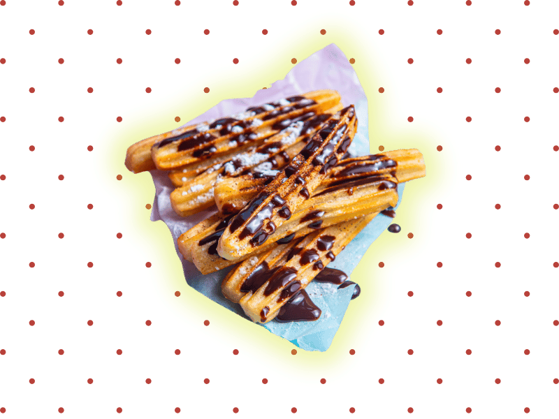 Churros With Chocolate Sauce